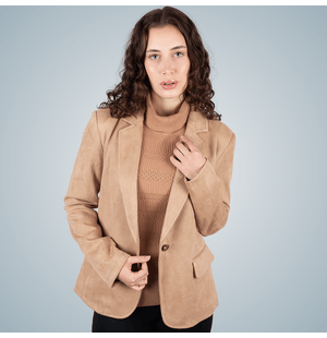 Blazer Básico Suede Meilleure