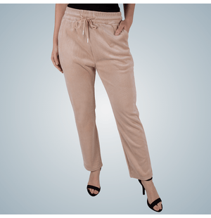 Calça Reta Veludo Chanson
