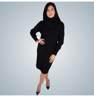 Vestido Londrino Tricô Inverno