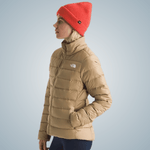 jaqueta pluma feminin inverno the north face aconcagua bege