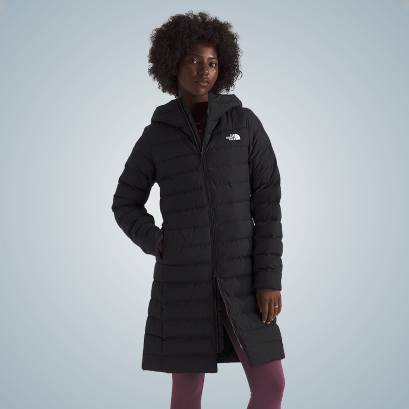 parka feminina inverno aconcagua the north face preto