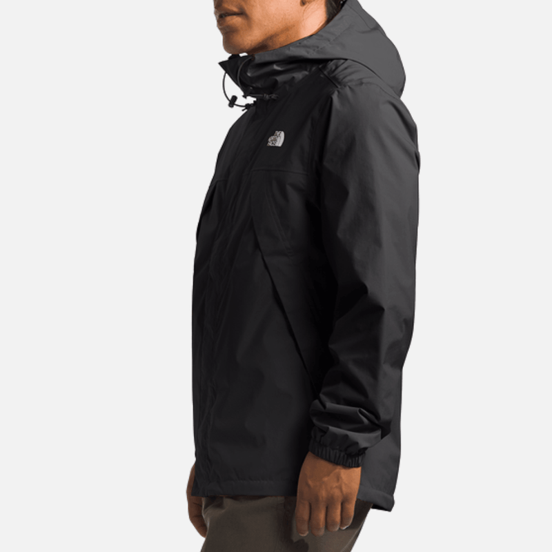 jaqueta trilha impermeavel the north face antora preto
