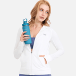 jaqueta inverno grid hood solo branco
