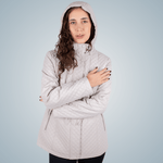 casaco dupla dace feminino inverno pesponto diamante maxx gelo