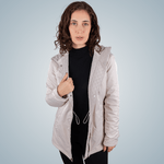 parka reversa feminina inverno pesponto diamante maxx gelo