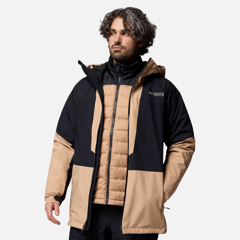 jaqueta impermeavel termica neve winter district II interchange bege