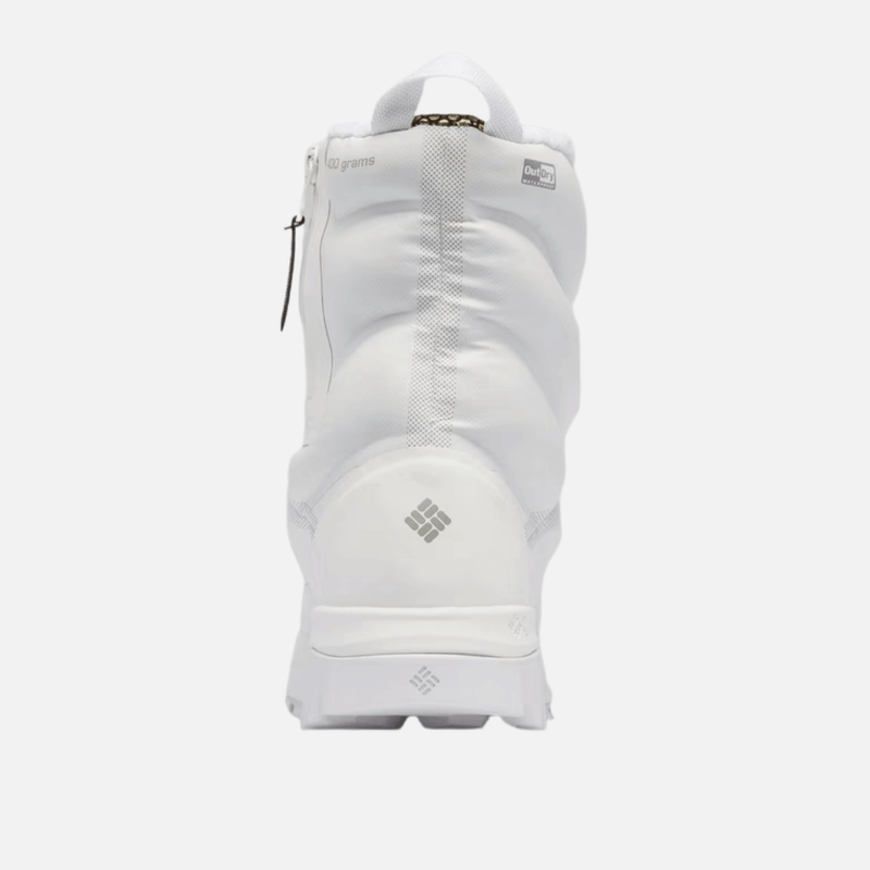 bota columbia feminina snowtrot apex outdry branca
