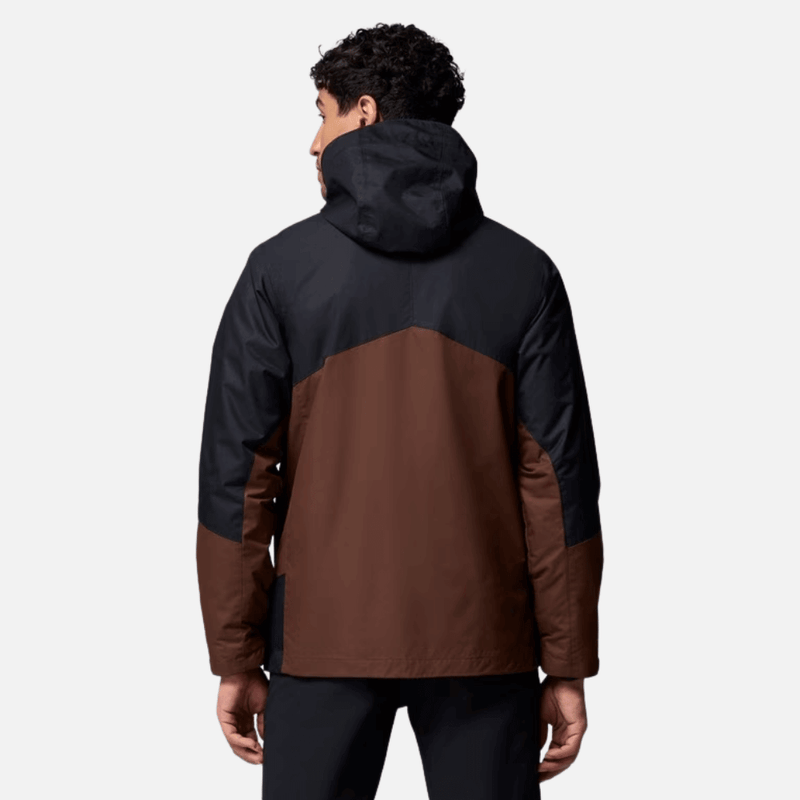 jaqueta masculina columbia neve bugaboo iii interchange fleece  marrom