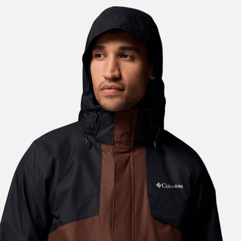 jaqueta para inverno masculina columbia bugaboo iii interchange fleece  marrom