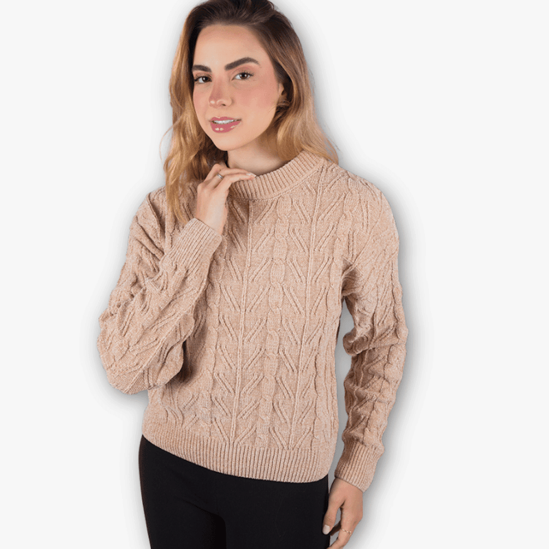 blusa-trico-inverno-bege-chenille