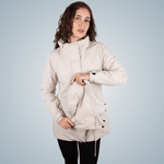 parka feminina reversivel ultralight bege